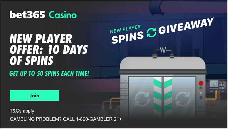 Special casino offer from Bet365