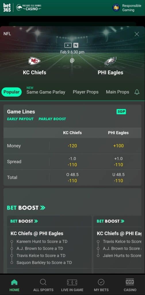 Super Bowl 59 Betting Favorites