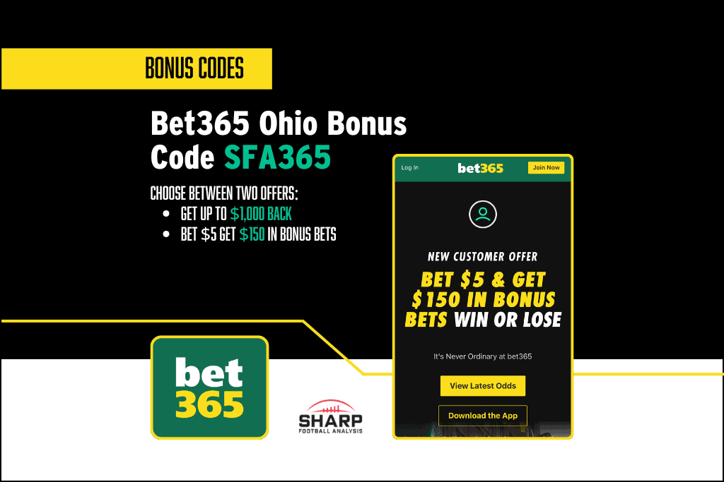 Bet365 Ohio Bonus Code of $150 or $1,000