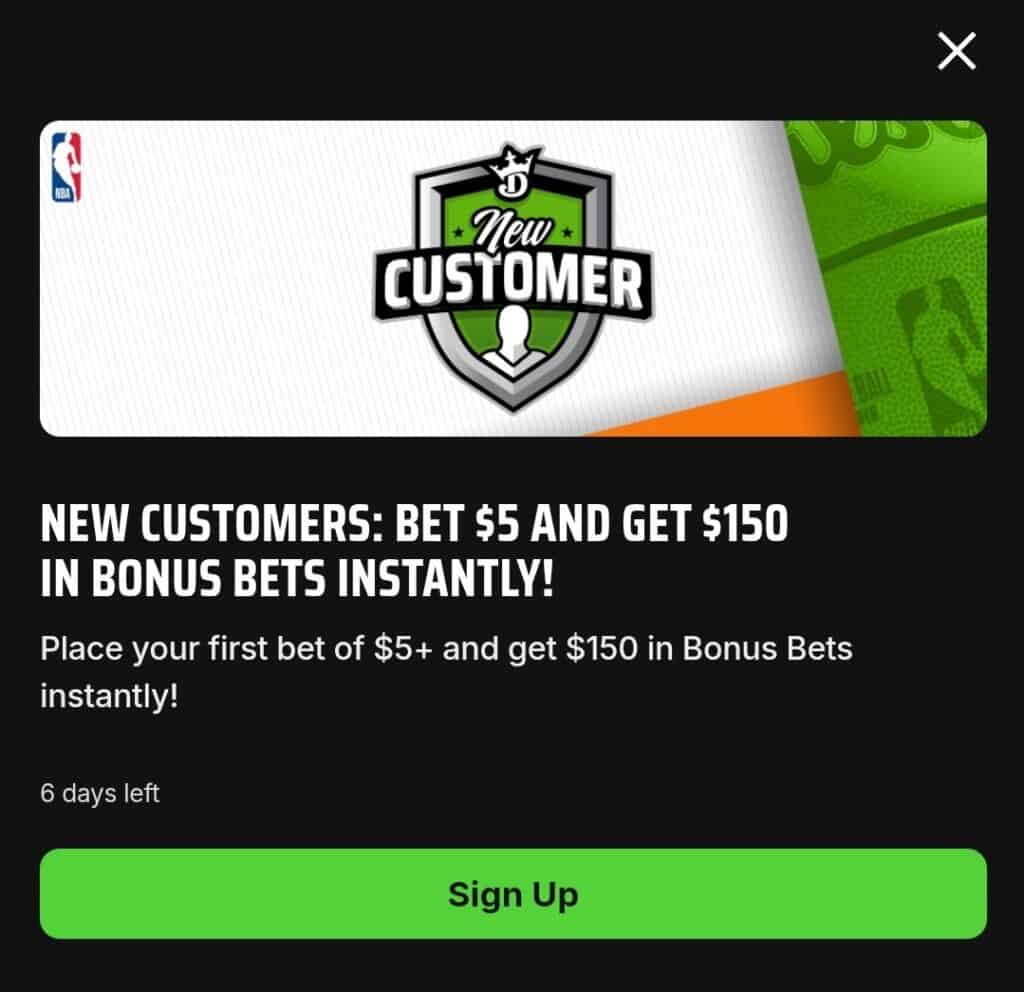 DraftKings Bonus Offer
