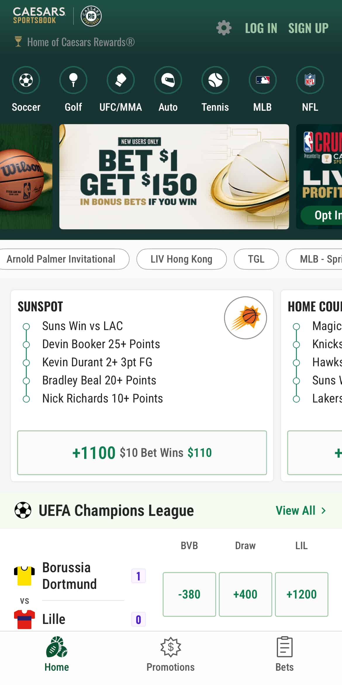 Caesars Sportsbook app