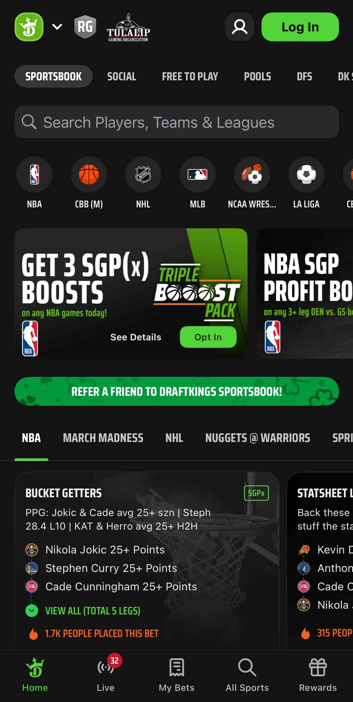DraftKings sportsbook