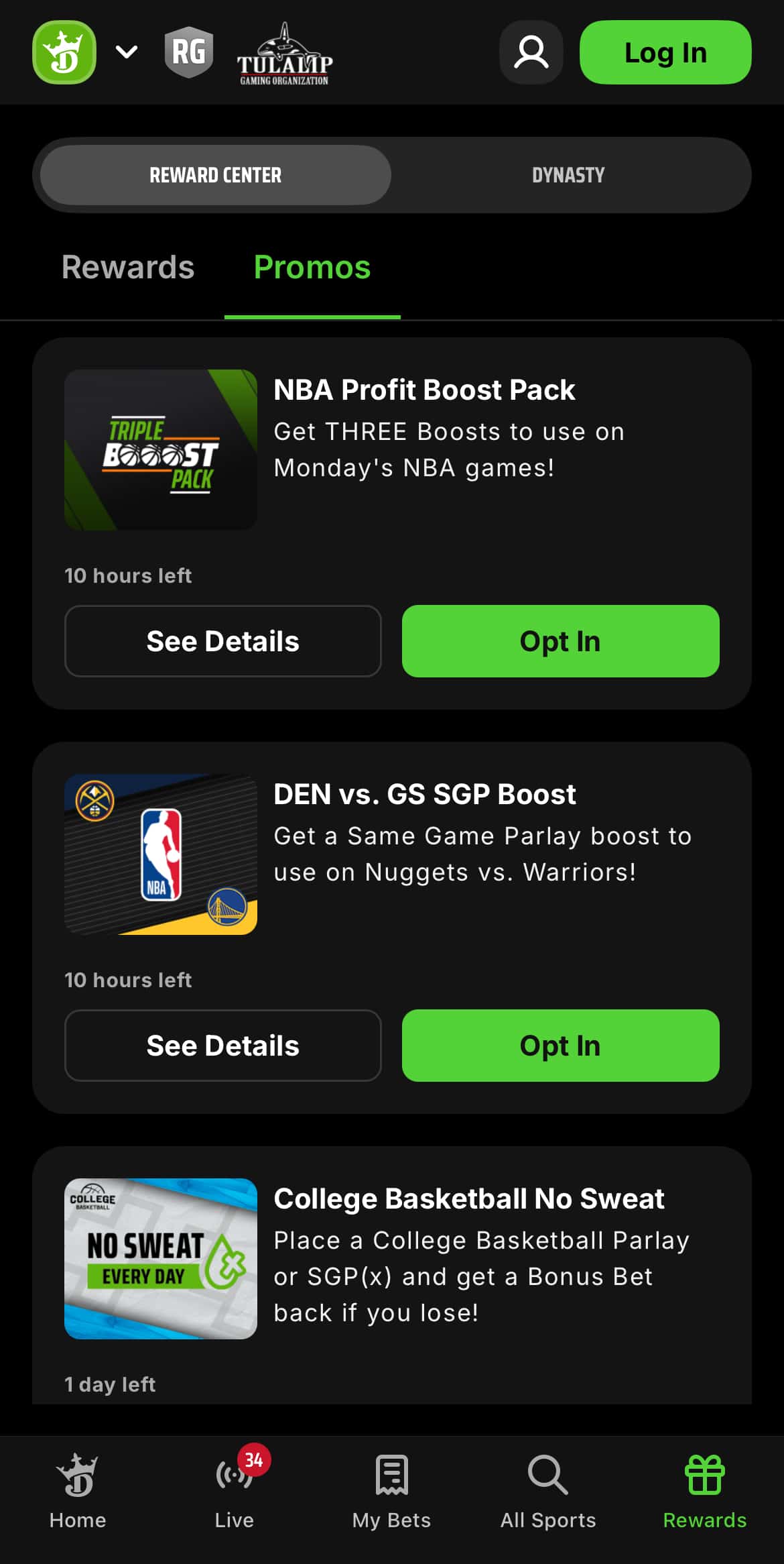 DraftKings Promotions