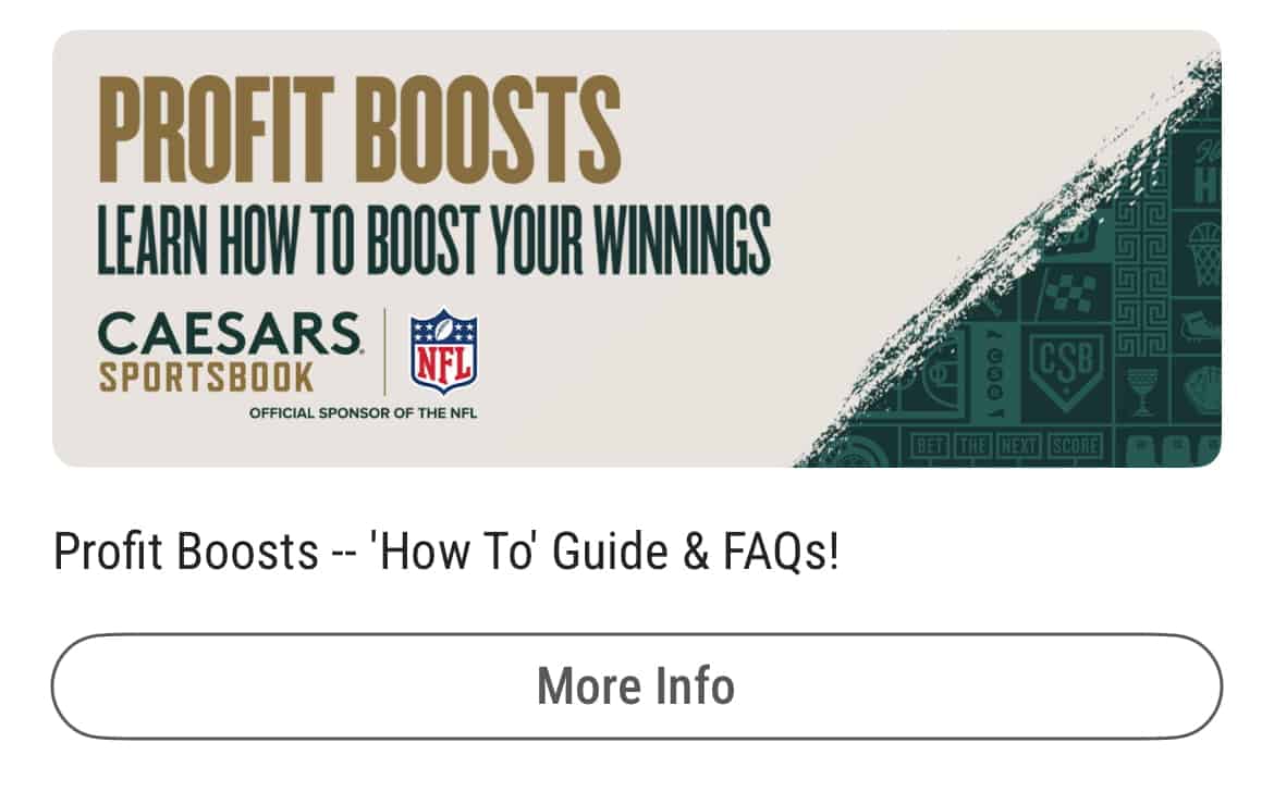 Caesars profit boosts