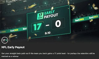 Bet365 Illinois early payout