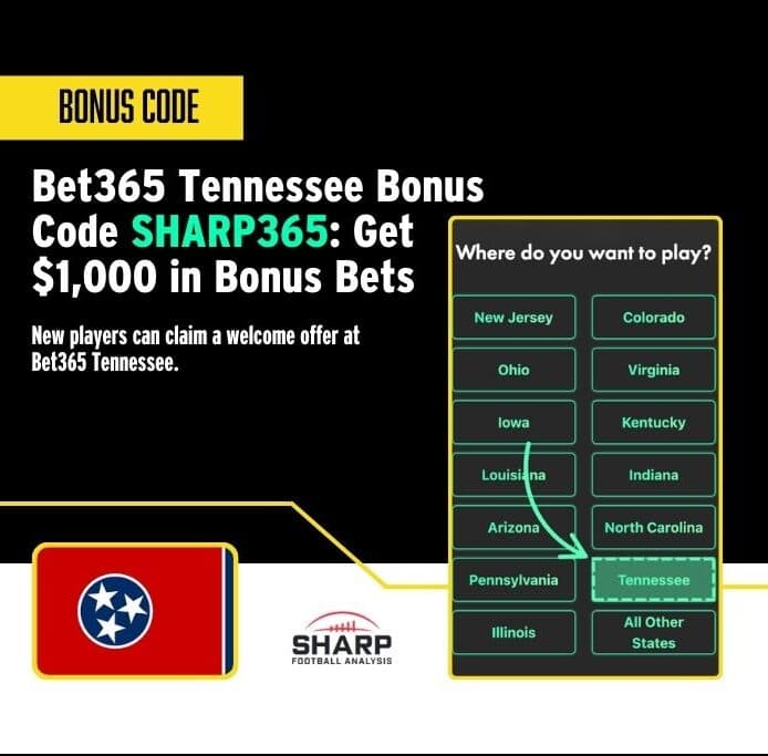 Bet365 tennessee bonus code