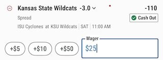 Caesars Sportsbook qualifying bet example