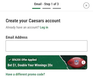 Caesars Sportsbook sign up