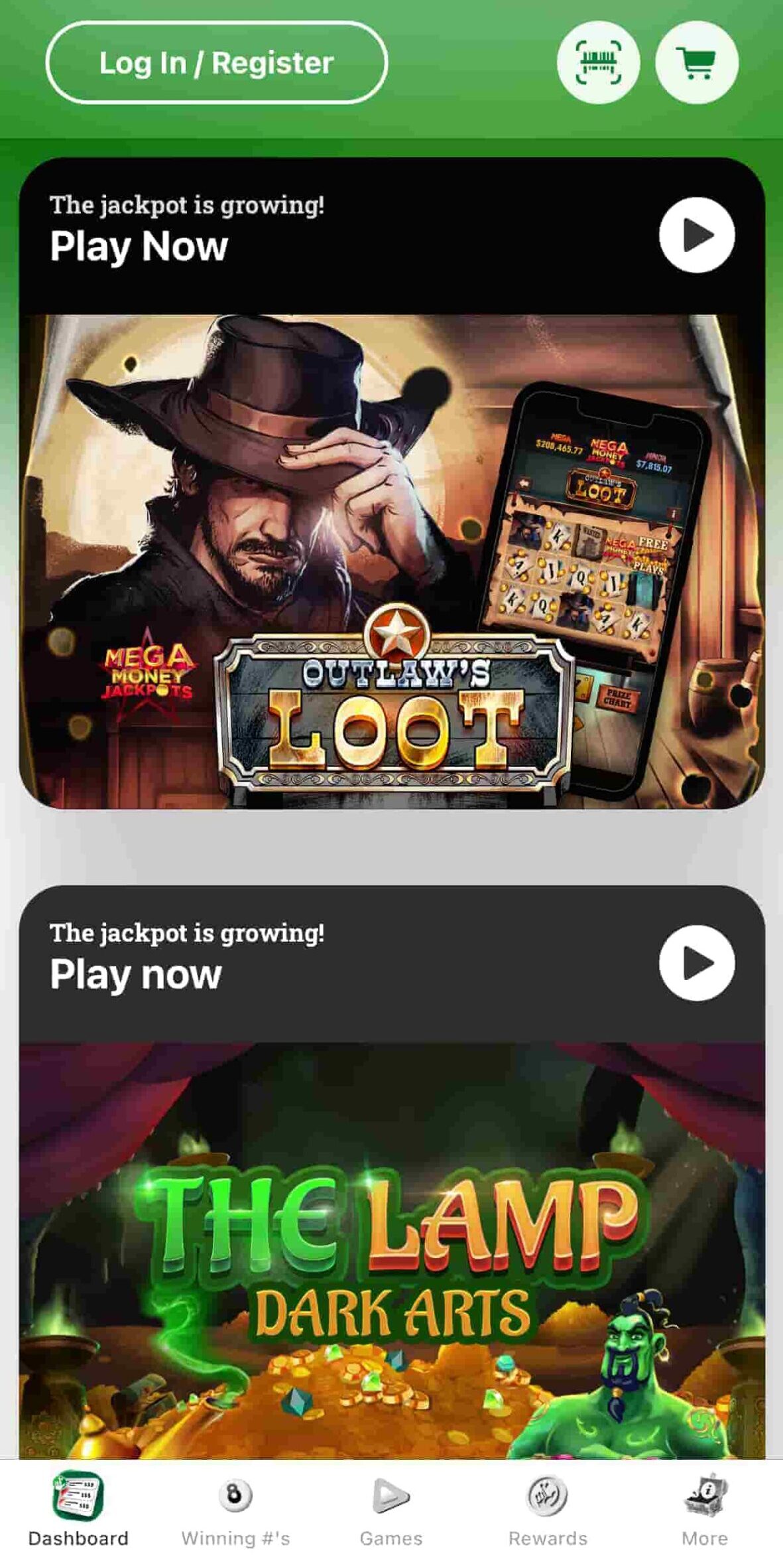 VA Lottery App