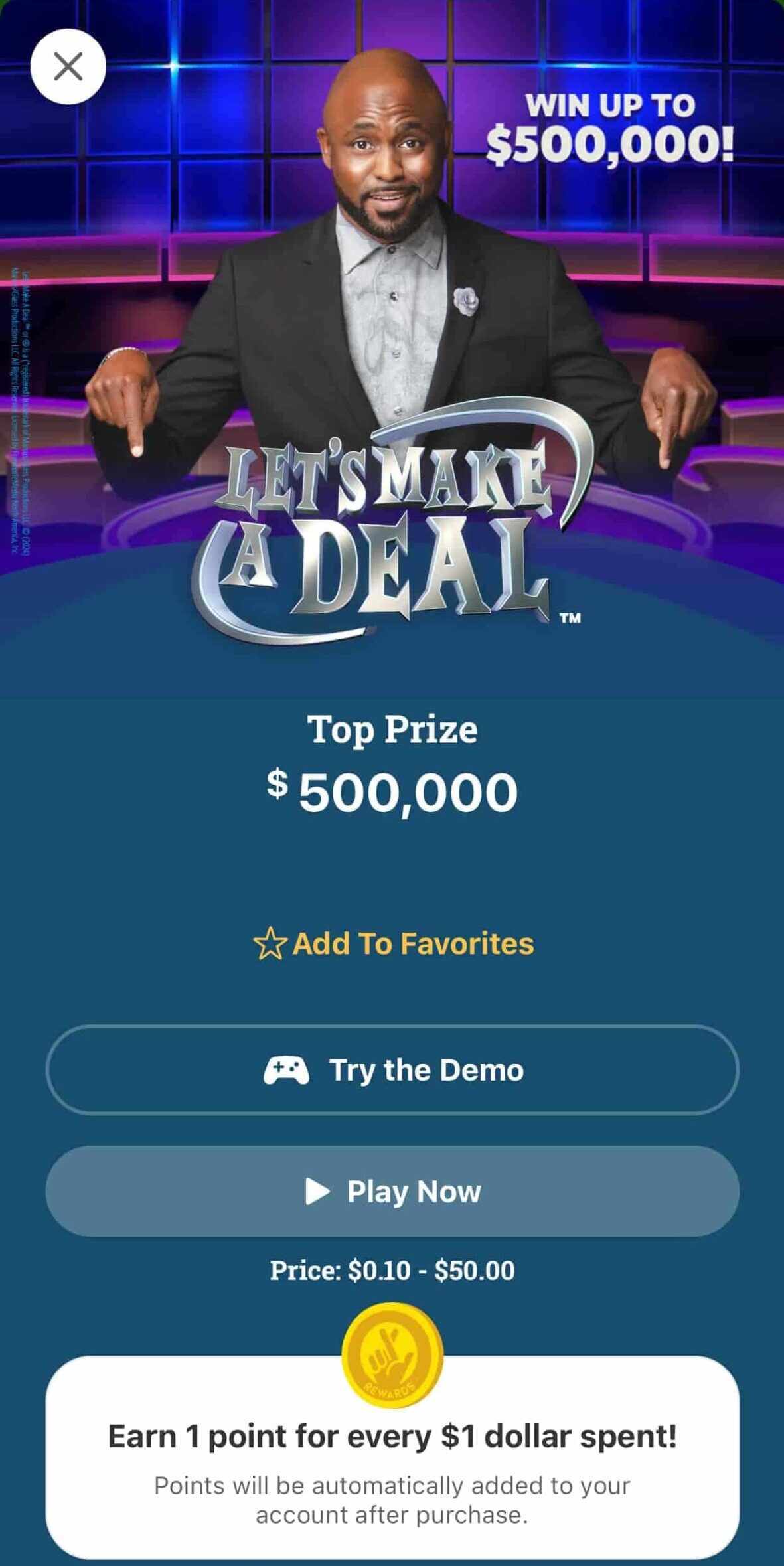 Let's Make a Deal instant game at VA Lottery