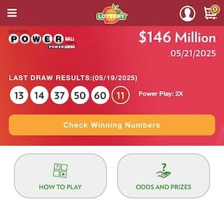 GA Lottery Powerball