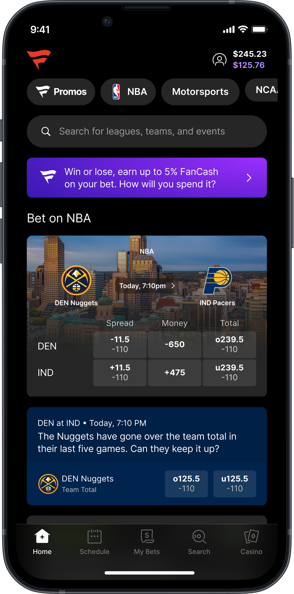 Fanatics sportsbook
