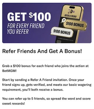 BetMGM Refer a Friend in Michigan
