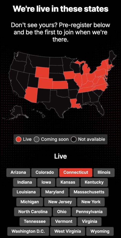 Fanatics Sportsbook Legal States