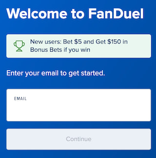 FanDuel sign up and welcome offer