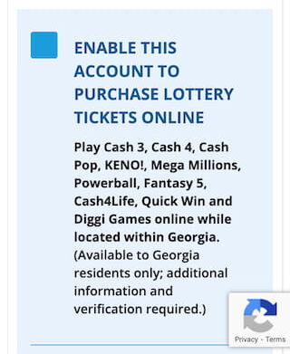 How to enable a GA Lottery iHope account