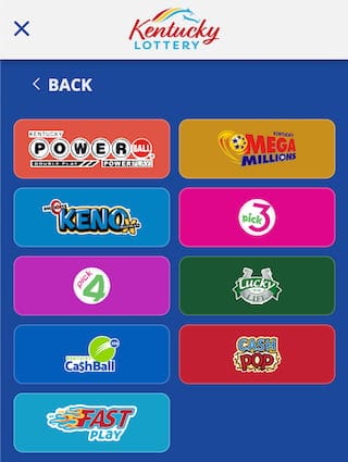 Kentucky Lottery draw games