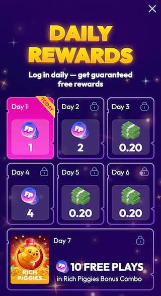 Funrize daily promos