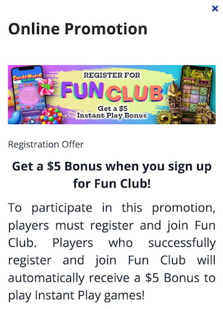 KY Lottery Fun Club bonus