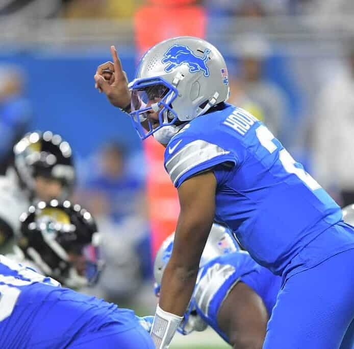Detroit Lions backup quarterback Hendon Hooker
