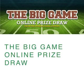 PA Lottery promo for 2026 NFL season, win a trip to Super Bowl LX