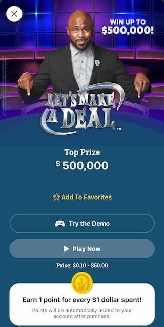 VA Lottery Let's Make a Deal game