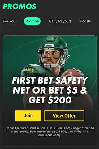 Bet365 sign-up bonus 
