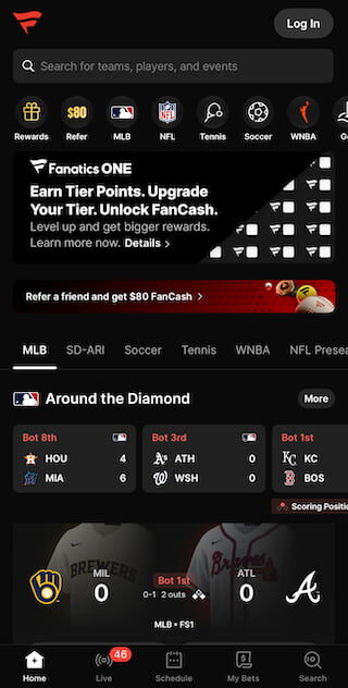 Fanatics Sportsbook app