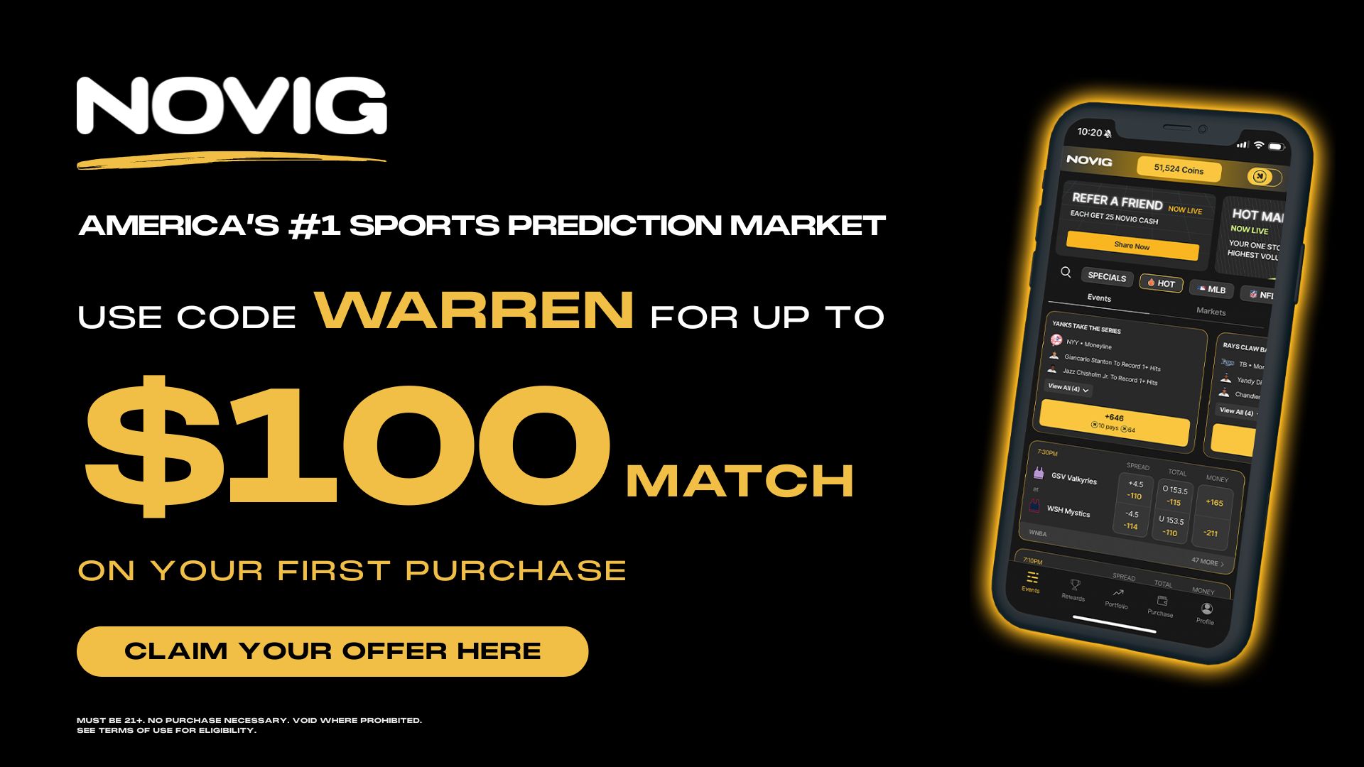 Novig Offer