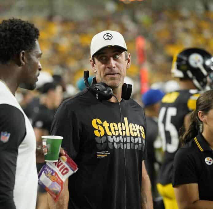 Aaron Rodgers Pittsburgh Steelers preseason game