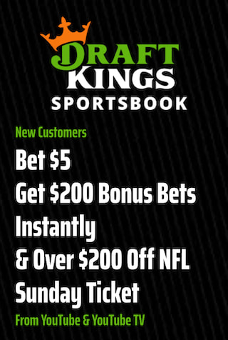 DraftKings NFL promo: $200 in bonus bet plus $200 off NFL Sunday Ticket