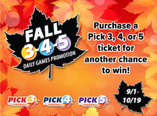 VA Lottery promo for Fall 2025: win up to $5,000