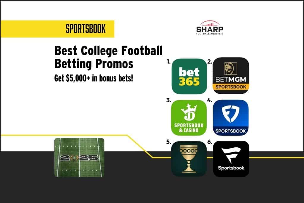 Best college football betting promos and bonuses