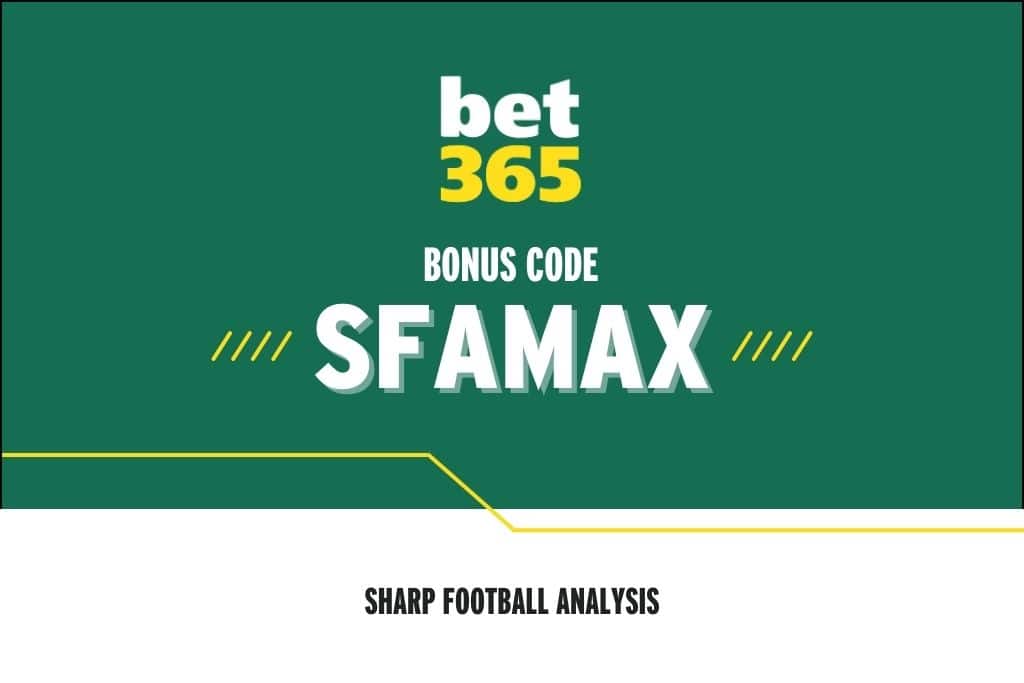 Bet365 bonus code for NFL Week 3 and College football Week 4 games this weekend