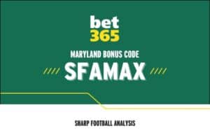 Bet365 Maryland bonus code for the Browns vs. Ravens and other NFL Sunday games