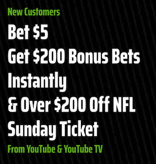 DraftKings NFL promo for Week 3 Sunday games