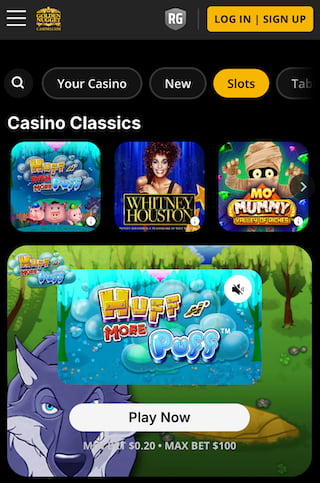 Games at Golden Nugget Michigan online casino