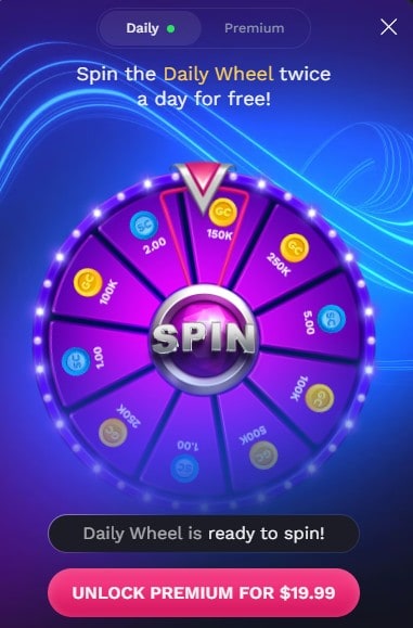 nolimitcoins lucky wheel daily spins