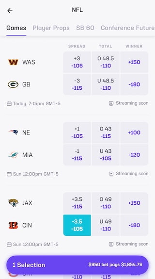 Potential sportsbook winnings of almost $2,000 at Hard Rock Bet Sportsbook