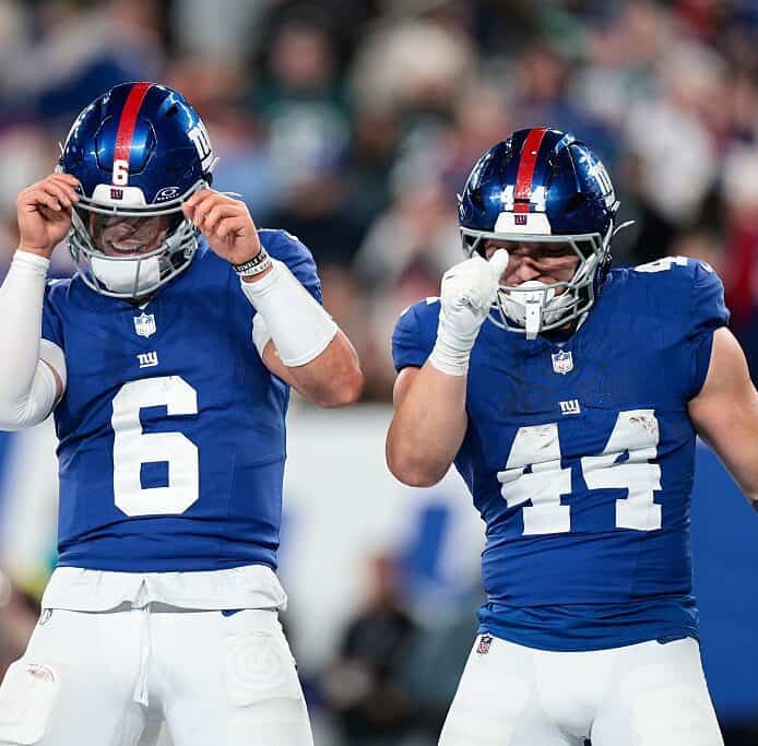 Jaxson Dart and Cam Skattebo