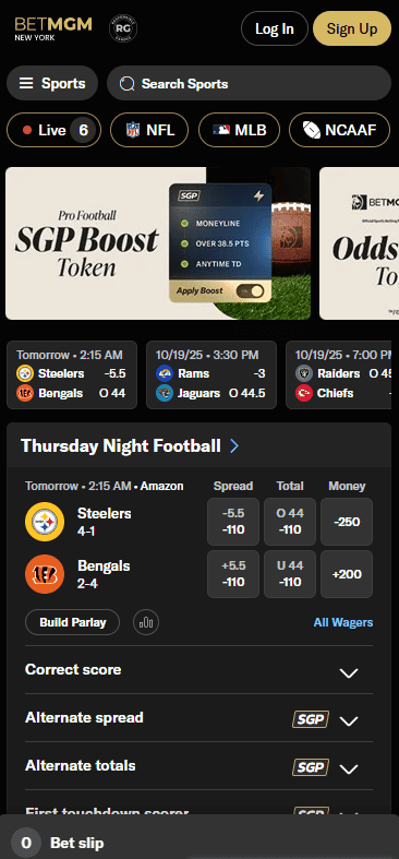 New york betting sites - BetMGM