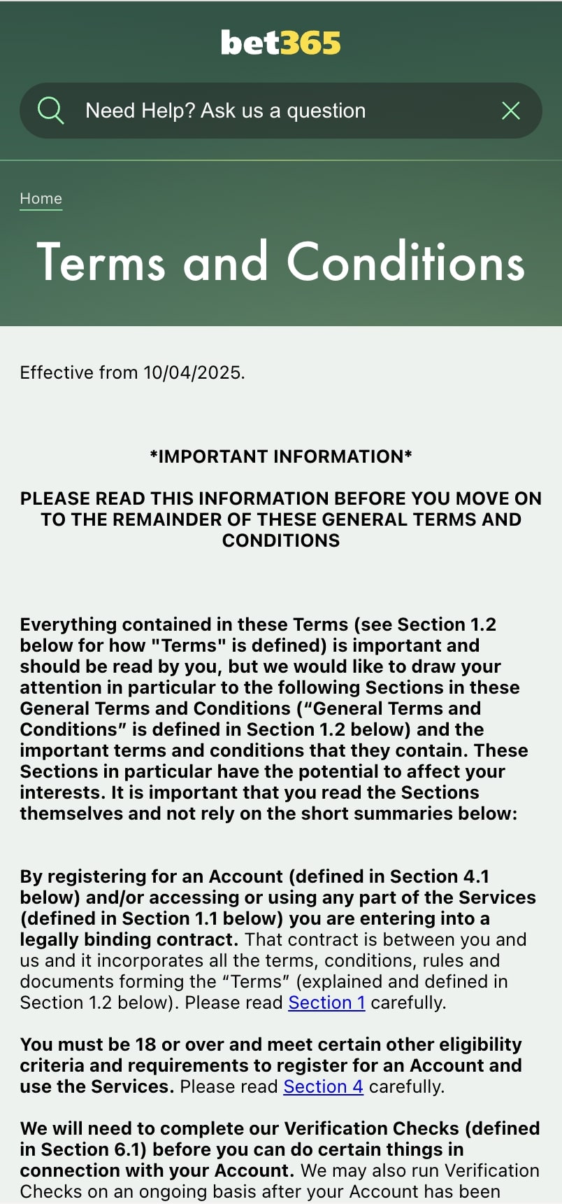 Bet365 bonus code Louisiana terms and conditions