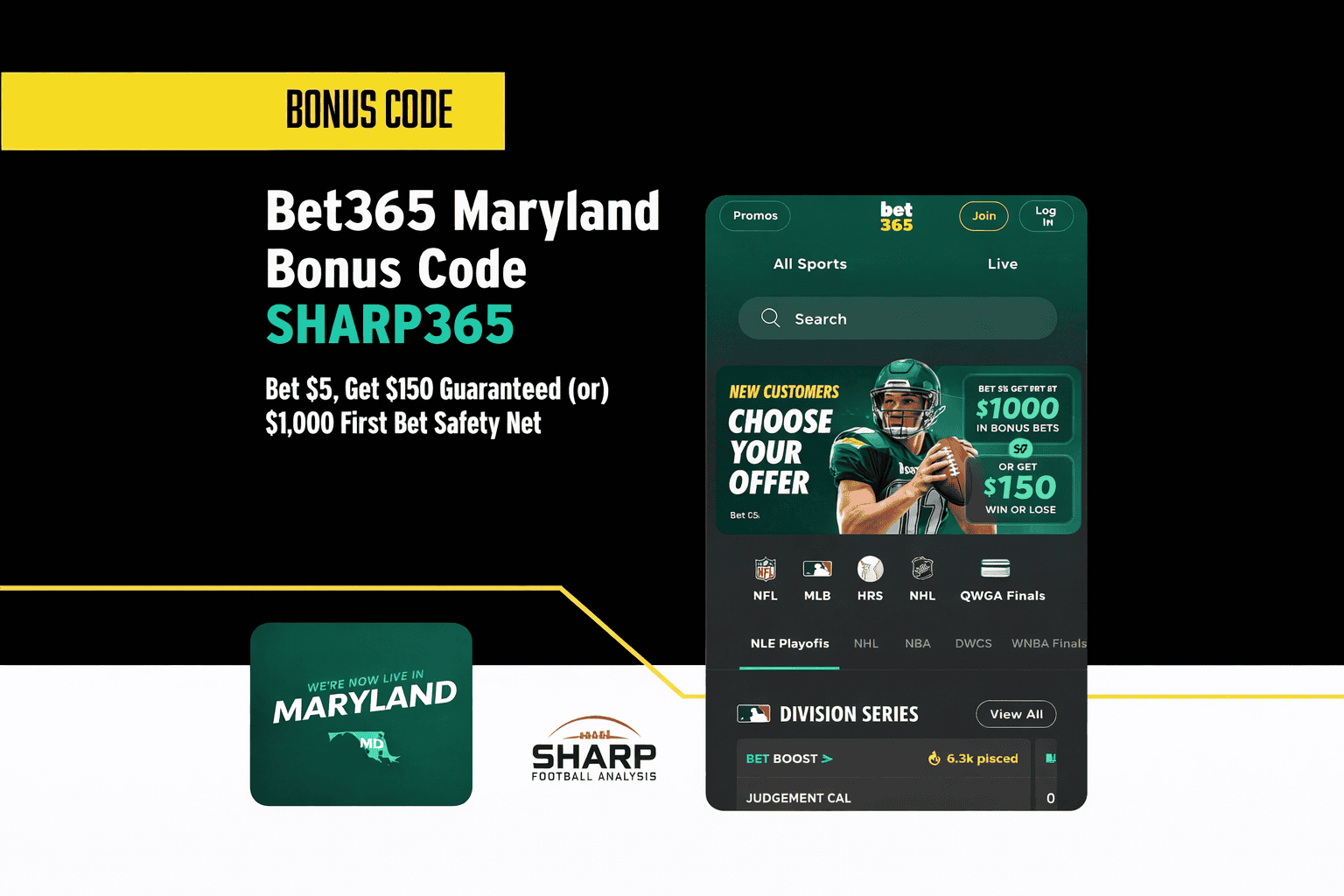 bet365 bonus code Maryland Get $150 in bonus bets