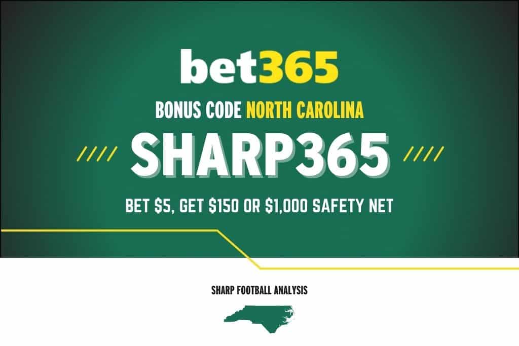 Bet365 North Carolina bonus code