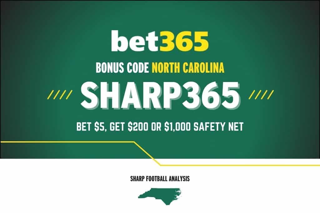 Bet365 North Carolina bonus code