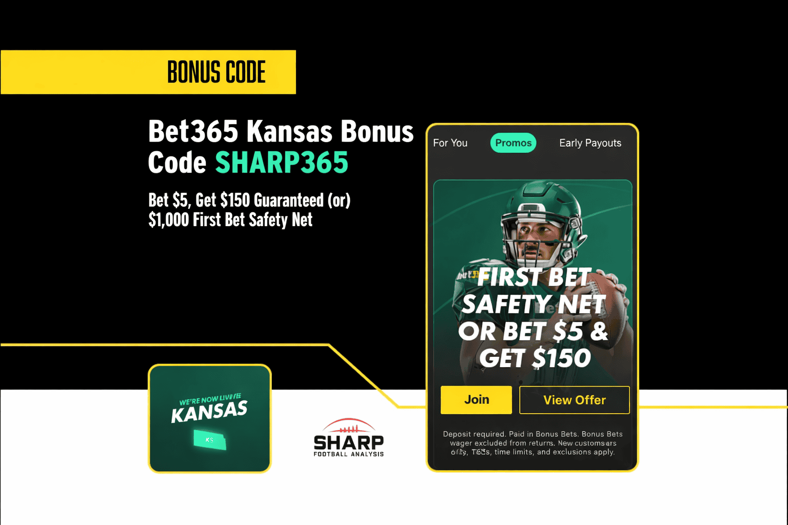 bet365 kansas bonus code offer