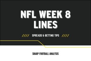 NFL lines Week 8 games