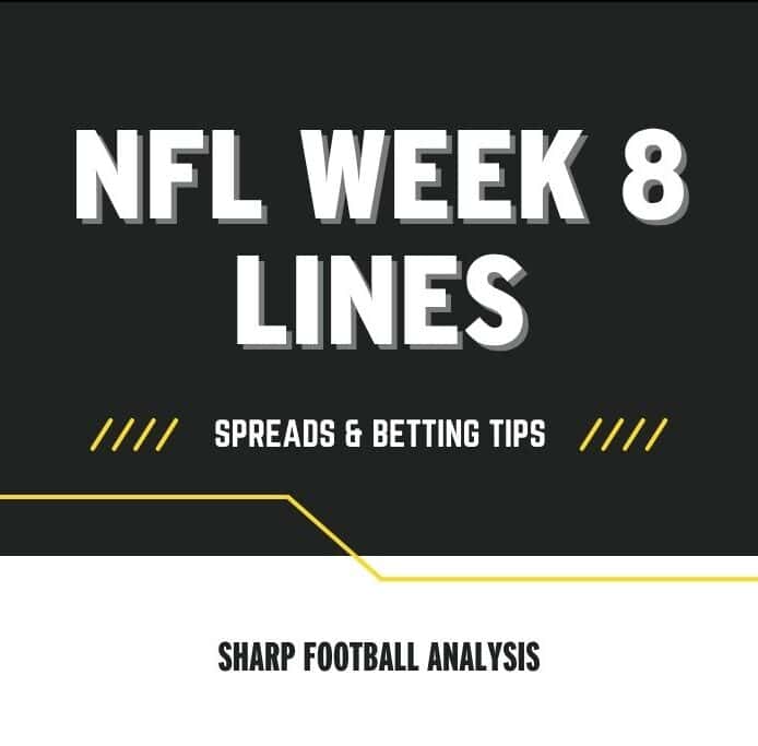 NFL lines Week 8 games
