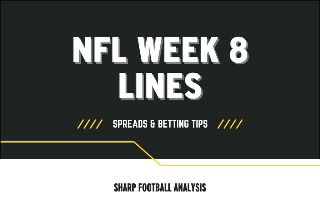 NFL lines Week 8 games