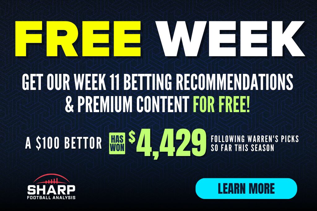 2025 Sharp Football Analysis Free Week